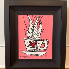 101a Romero Britto Single Pink item