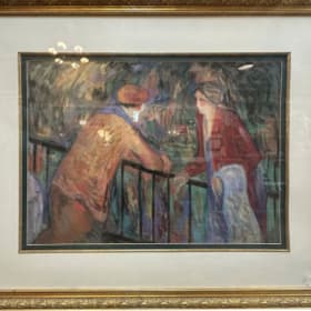 115 Barbara Wood Limited Edition Gold Framed Impressionist item