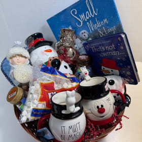 Snowman with Hot Chocolate item