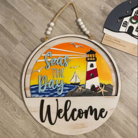 Holiday: Welcome Sign, with changeable themes item