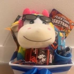 Dave and Buster's Gift Basket with Play Cards item