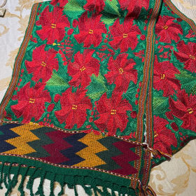 Poinsettia Christmas Table Runner item