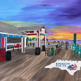 18x24 Acrylic painting named Southport strong VALUED AT 850. item