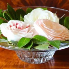 Charleston Crystal Camellia Bowl item