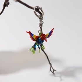Beaded Hummingbird Keychain item