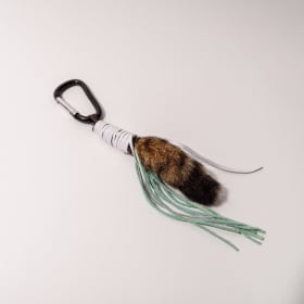 Fur and Leather Keychain item