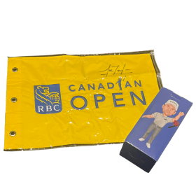 Nick Taylor Flag and Bobble Head item