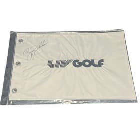 Bryson DeChambeau Autographed LIV Golf Flag item