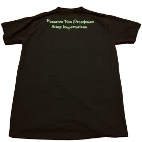 Logo T-shirt Green on Black item