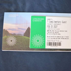 Longwood Gardens - 2 General Admission Tickets item
