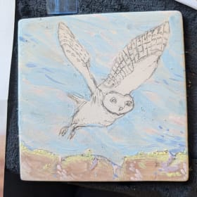 Decorate two 6" x 6" Tiles item