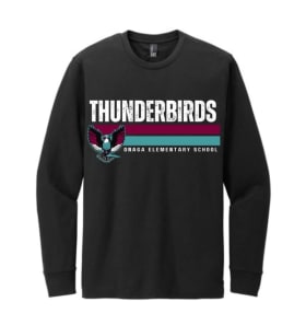Adult - Long Sleeve Thunderbird Banner - Black item