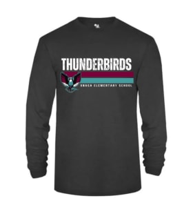 Youth - Long Sleeve Thunderbird Banner - Black item
