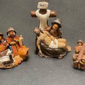 Handcrafted Peruvian Nativity Set item