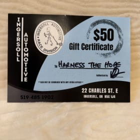 $50 Ingersoll Automotive Gift Card item