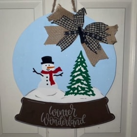 Winter Wonderland Door Sign item