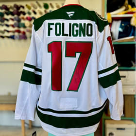 Marcus Foligno #17 Autographed Minnesota Wild (A) Jersey item