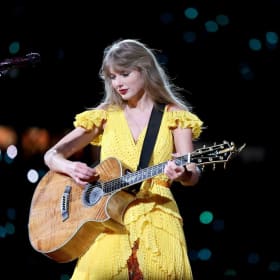 Taylor Swift Signed Acoustic Guitar item