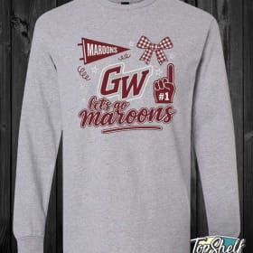 Let’s Go Maroons! long sleeve item