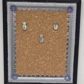 Silver & Black Corkboard item