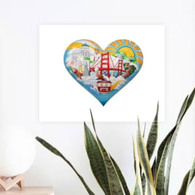 "My Heart 'Welcome Home'" – Art Print & Card Set item