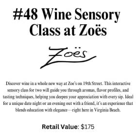 #48 Wine Sensory Class at Zoës item