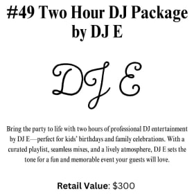#49 Two Hour DJ Package by DJ E item