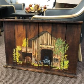 Item 40 - Farmhouse Painting item