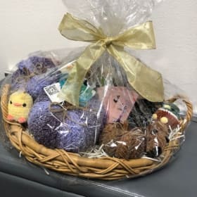Item 43 - Knit Plushies Basket item