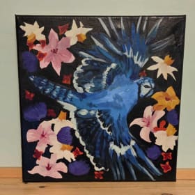 12 x 12 Bluebird painting item