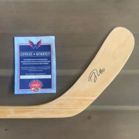Autographed Washington Capitals hockey stick item