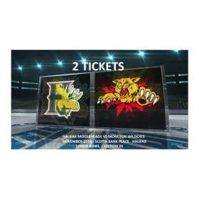 Pair of Halifax Mooseheads Hockey tickets item