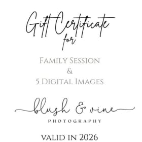 Blush & Vine Family Session 2026 item