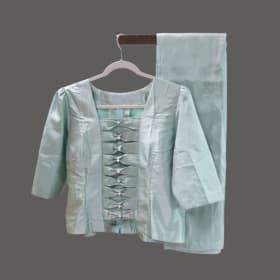 Traditional Burmese Attire (Top and Long Skirt Set) item