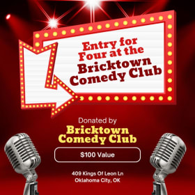 Tickets for Four to the Bricktown Comedy Club item