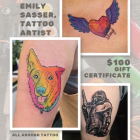 $100 Tattoo Gift Certificate for Emily Sasser item