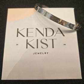 Kendra Kist Sterling Silver Bangle and Earrings item