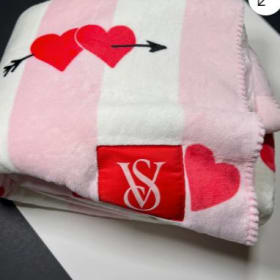 Victoria’s Secret Heart Plush Blanket item