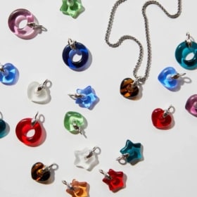 PAR ICI Juicy Chain Necklace with White Star Pendant item