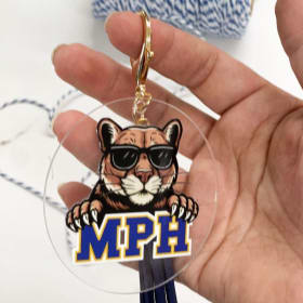 Acrylic Keychain w/ Tassel item