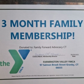 YMCA Family Membership - 3 months item