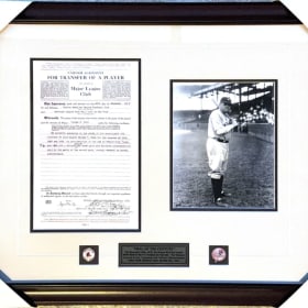 "Deal of the Century" Babe Ruth Contract Collage item