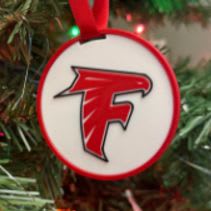 Falcon Christmas Tree Ornament item