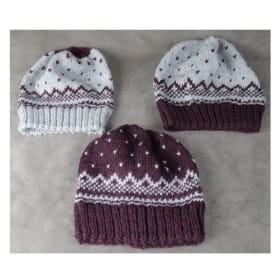2x Adult (L), 1x Adult (S) Beanies - Acrylic & Alpaca Blend item