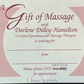 1 hour Massage item