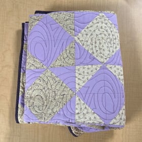 Purple Lap Quilt item