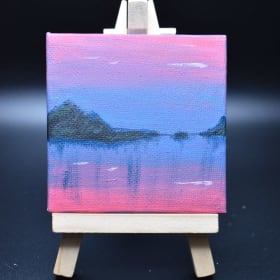 "Sunset of Mt. Candy" by Sammy Morrison item