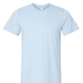 Small - Heather Baby Blue- Adult Tee item