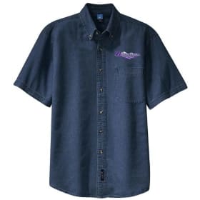 Men's Short Sleeve Denim Shirt item