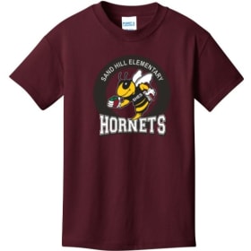 Youth Small Maroon Cotton Tee item